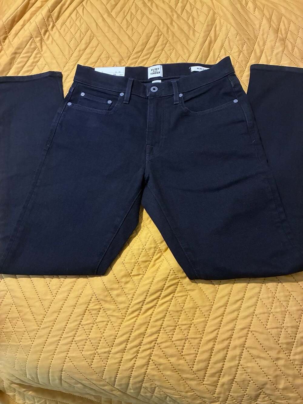 Flint and Tinder Slim Fit Jeans 30x30 Black